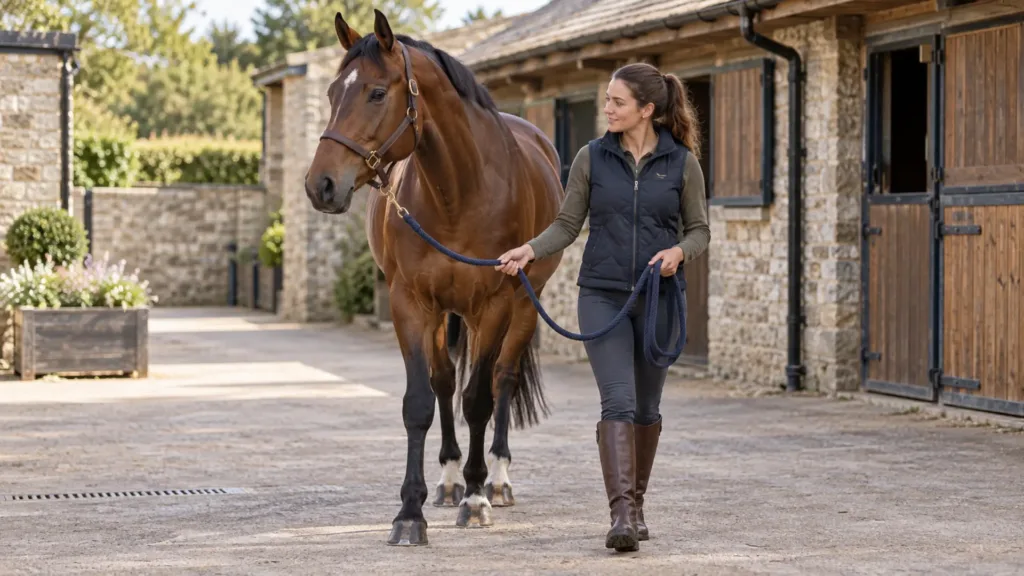 Confiance avec son cheval : 7 clés pour plus de sécurité 2 Confiance avec son cheval lors d’une manipulation calme et sécurisée