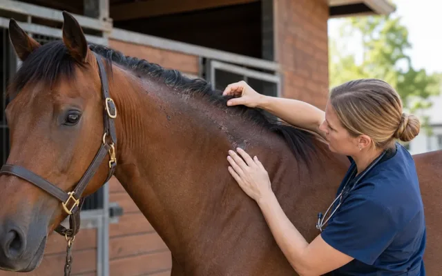 dermite estivale cheval dere