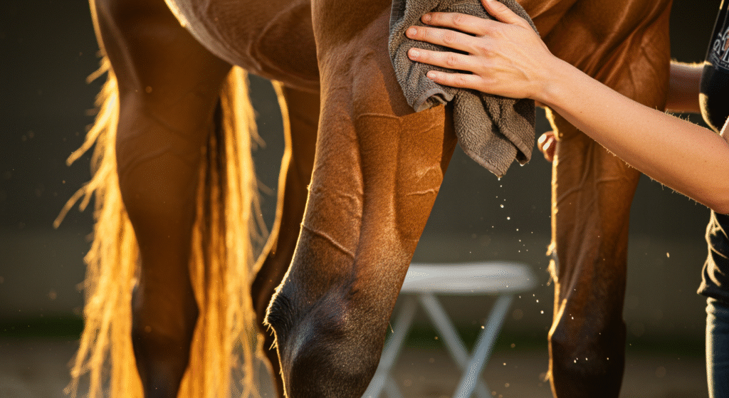 traitement gale de boue cheval
