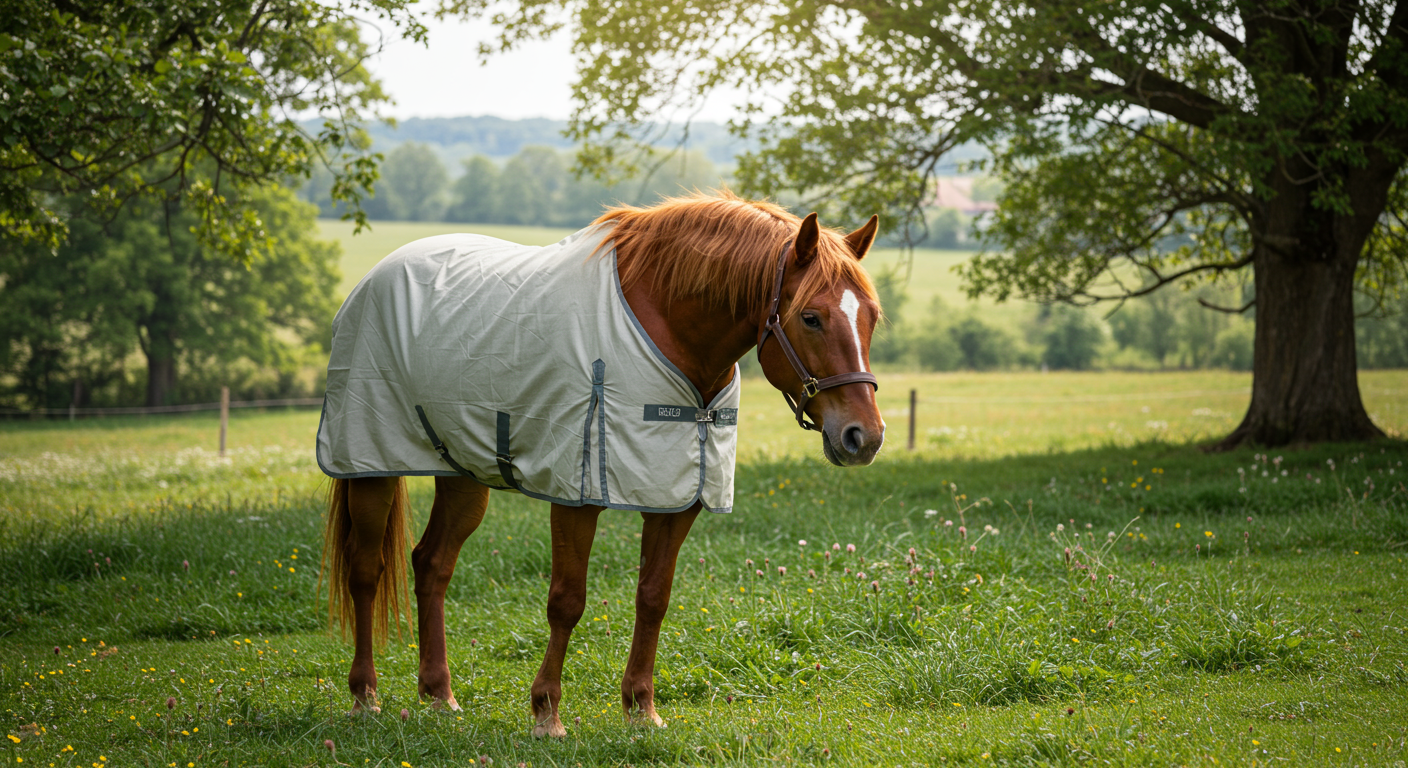 couverture anti mouche chevaux