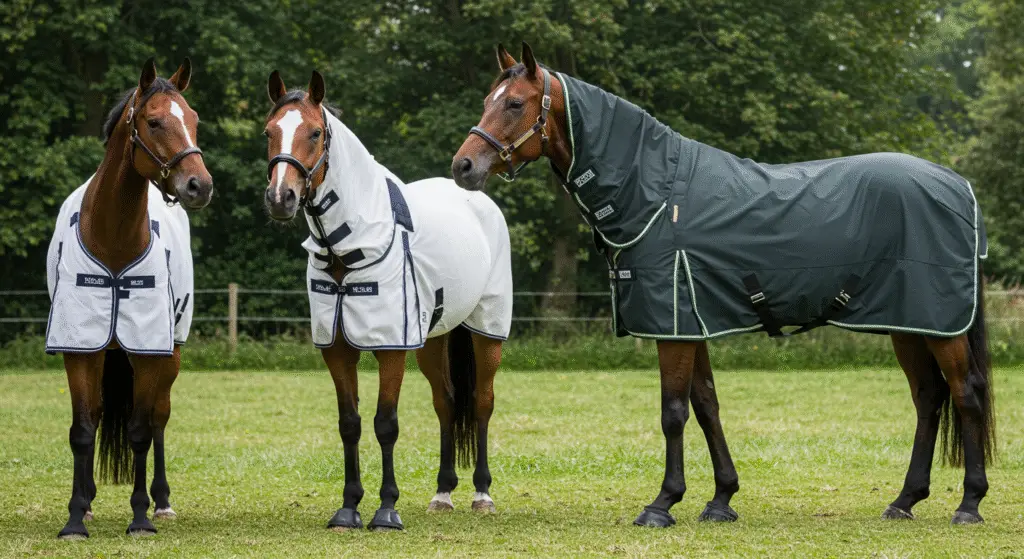 modèles de couvertures anti-mouche cheval