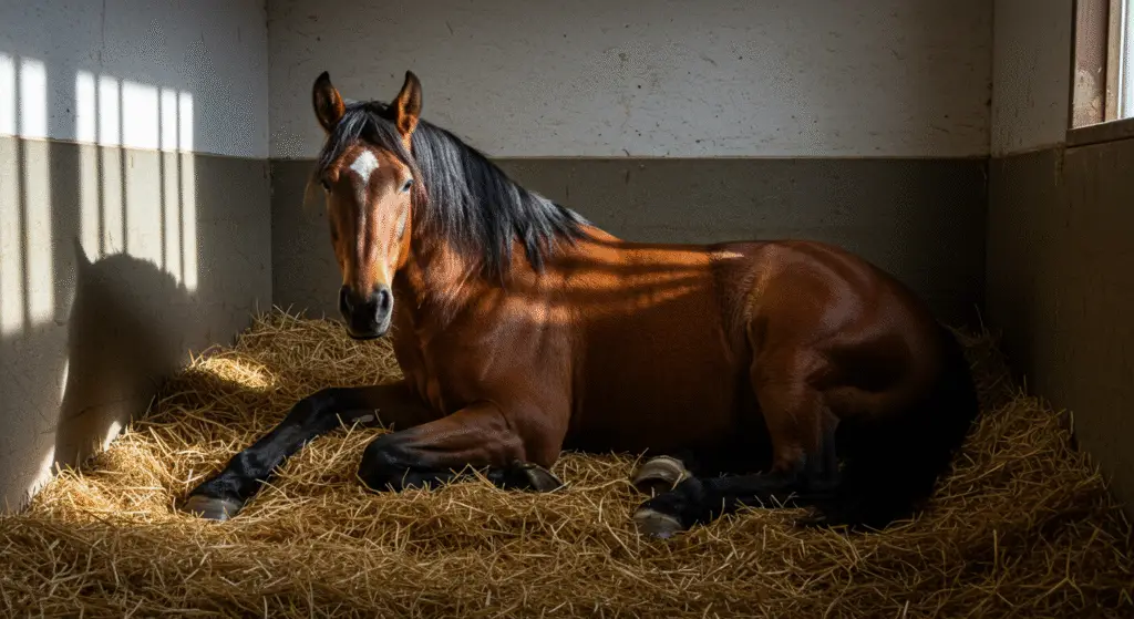 prévenir gale de boue cheval en hiver
