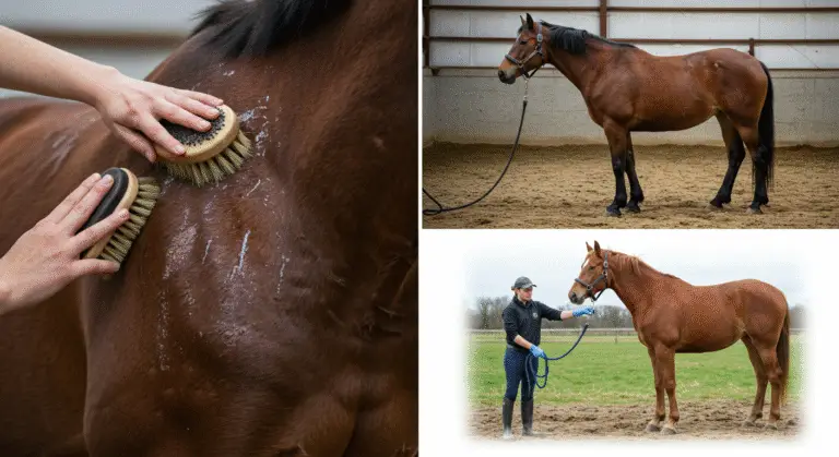 traitement gale de boue cheval