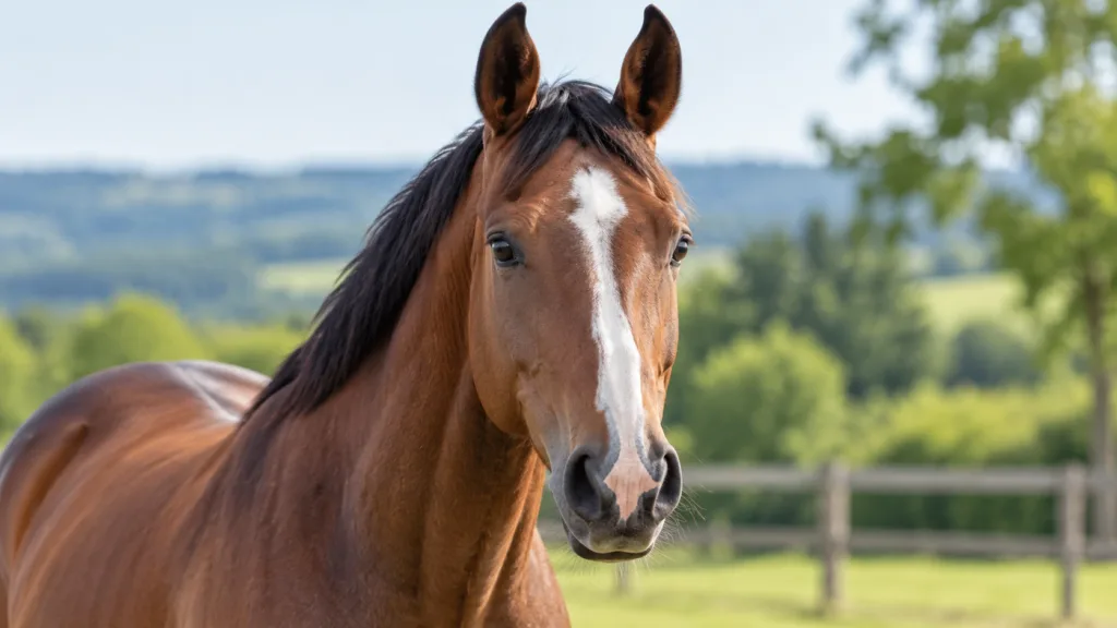 Langage des oreilles du cheval : ce qu’elles peuvent vraiment indiquer 2 Cheval aux oreilles orientées vers l’avant