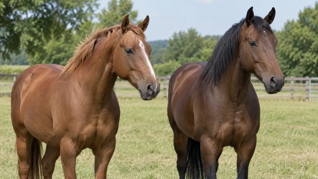 Causes de la dermite estivale chez le cheval : Culicoides, génétique et facteurs de risque 4 Sensibilité individuelle différente à la dermite estivale chez deux chevaux