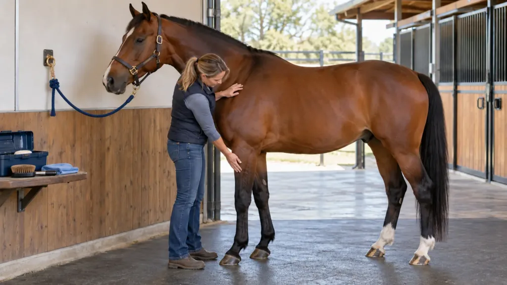 Débuter avec un cheval : 5 erreurs fréquentes à éviter 4 Pansage et vérification quotidienne des membres d’un cheval