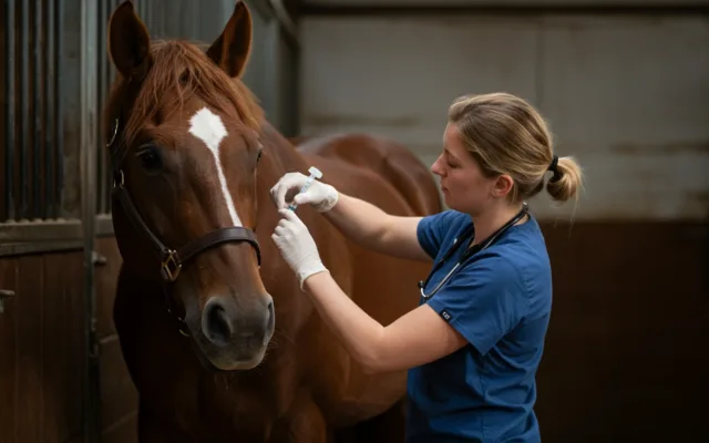 injection cheval fourbu