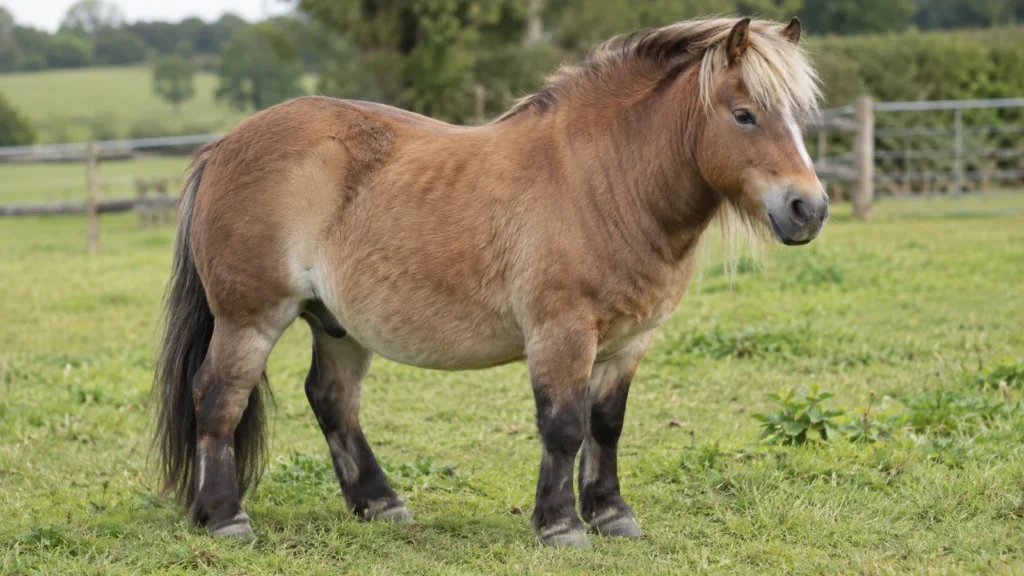 Scovella chez le cheval : un nouveau traitement de l’hyperinsulinémie commercialisé en Grande-Bretagne 2 Poney présentant une encolure épaisse, signe possible de dysrégulation insulinique
